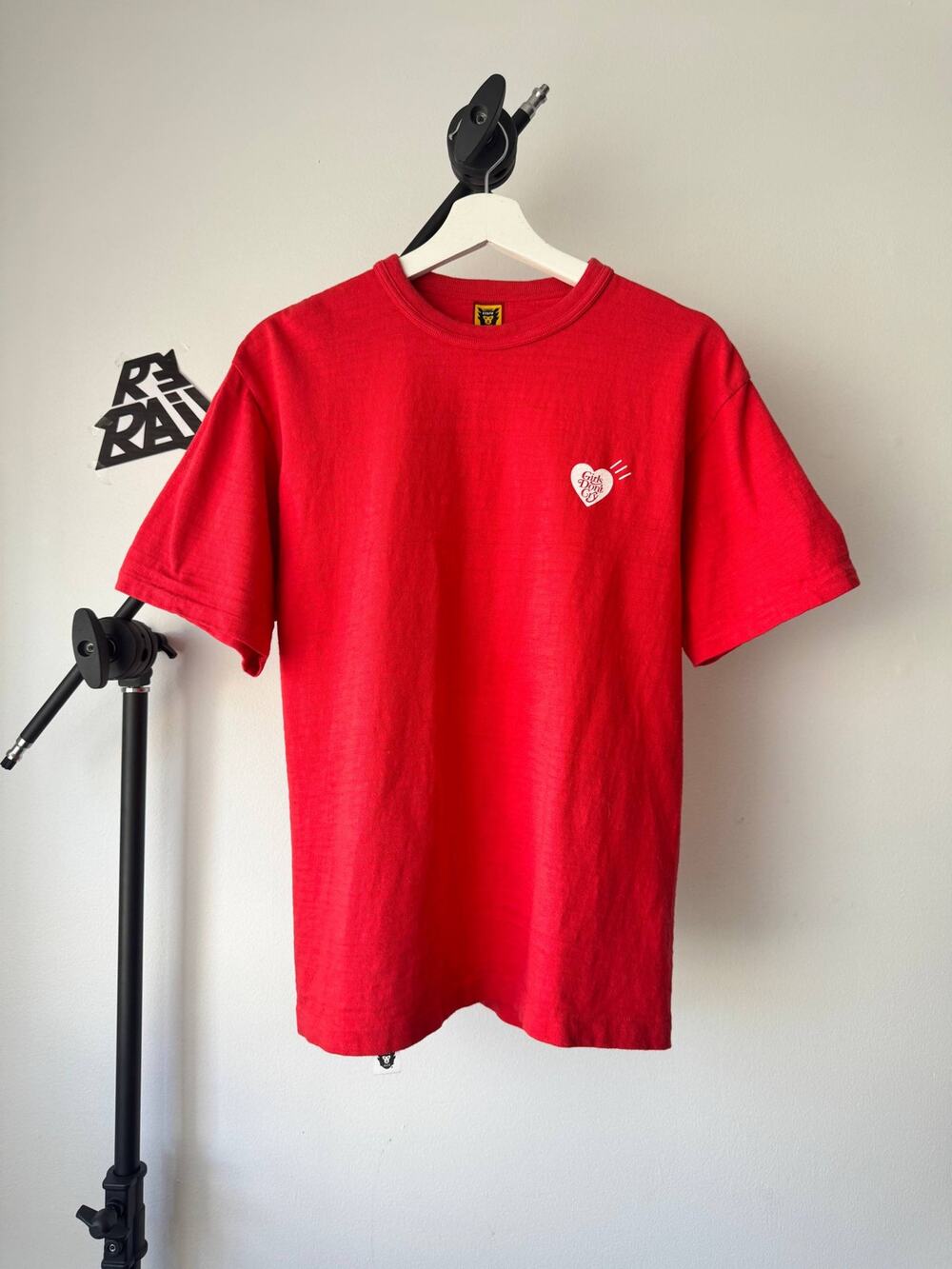 Human Made Heart Logo T-Shirt Red Japan